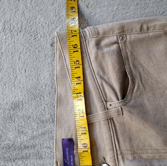 Vintage Ralph Lauren PURPLE LABEL Beige Jeans Size US 32 Made in Italy - Picture 8 of 9